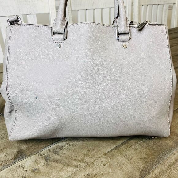 Michael Kors Sutton Satchel in Pearl Gray - Picture 6 of 10